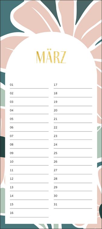 Produktbild: Immerw&auml;hrender Geburtstagskalender Blumen