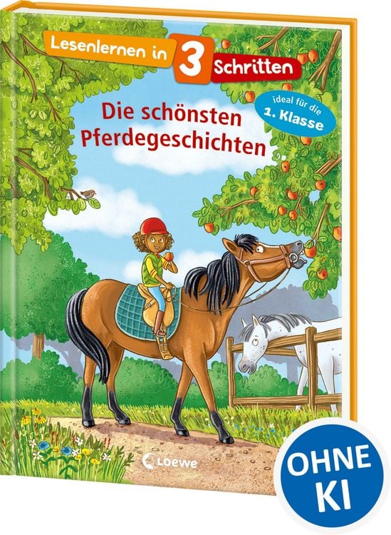 Produktbild: Lesenlernen in 3 Schritten - Die sch&ouml;nsten Pferdegeschichten