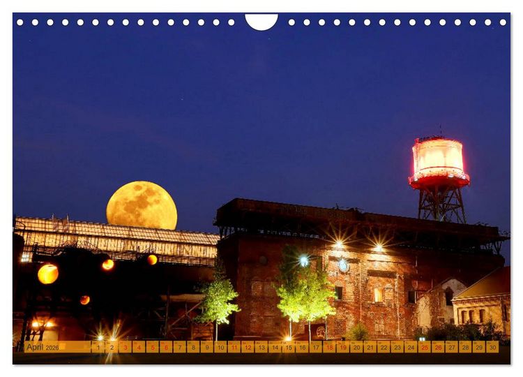 Produktbild: RUHRPOTT LICHTER (Wandkalender 2026 DIN A4 quer), CALVENDO Monatskalender