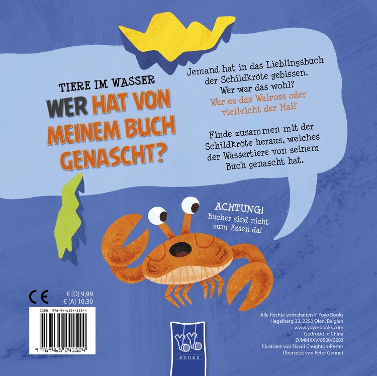 Produktbild: Wer hat von meinem Buch genascht? - Tiere im Wasser