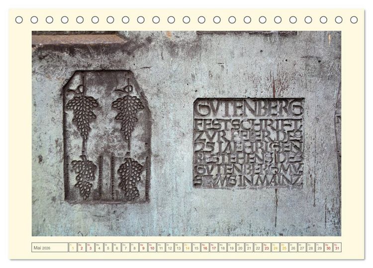 Produktbild: Mainz im Detail - Ungew&ouml;hnliche Stadtansichten (Tischkalender 2026 DIN A5 quer), CALVENDO Monatskalender
