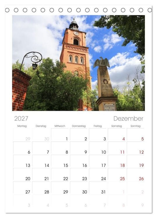 Produktbild: Tischplaner 2027 - Buckow - Perle der M&auml;rkischen Schweiz (A5 Tischkalender zum Aufstellen) CALVENDO