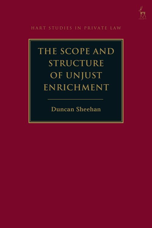 Produktbild: The Scope and Structure of Unjust Enrichment