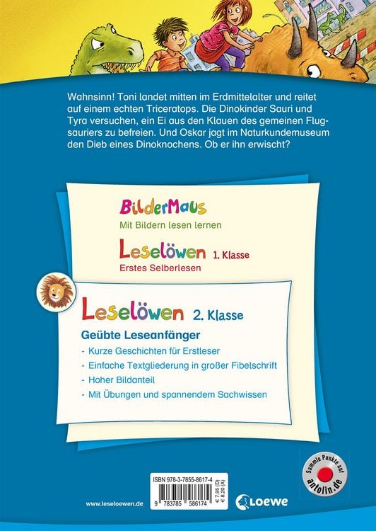 Produktbild: Lesel&ouml;wen 2. Klasse - Dinosauriergeschichten