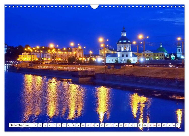 Produktbild: Traumstadt Tscheboksary - Tschuwaschiens malerische Metropole (Wandkalender 2026 DIN A3 quer), CALVENDO Monatskalender