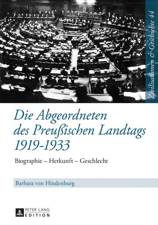 Produktbild: Die Abgeordneten des Preu&szlig;ischen Landtags 1919&ndash;1933