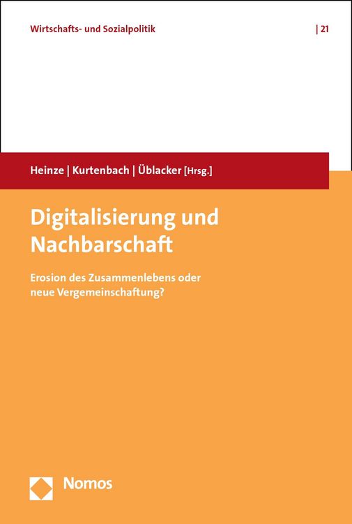 Produktbild: Digitalisierung und Nachbarschaft