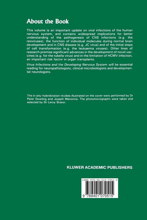 Produktbild: Virus Infections and the Developing Nervous System