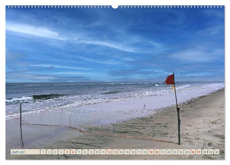Produktbild: Strand-Einsamkeit. Ein Sylter Winter (hochwertiger Premium Wandkalender 2027 DIN A2 quer), Kunstdruck in Hochglanz