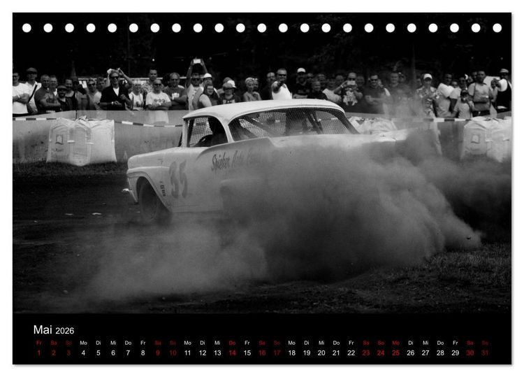 Produktbild: Dirt Track Races (Tischkalender 2026 DIN A5 quer), CALVENDO Monatskalender