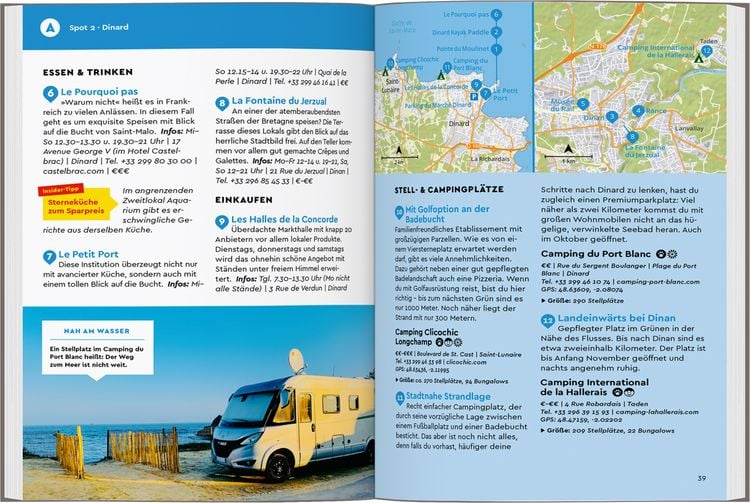 Produktbild: MARCO POLO Camper Guide Bretagne & Normandie