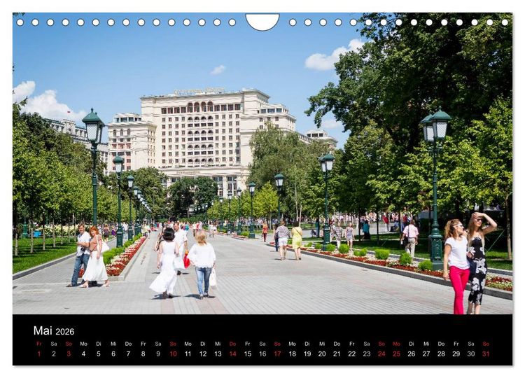 Produktbild: Moskau 2026 (Wandkalender 2026 DIN A4 quer), CALVENDO Monatskalender