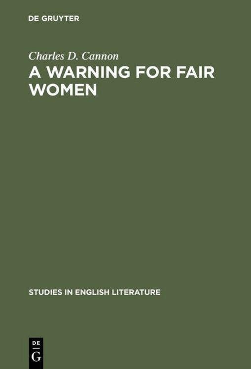 Produktbild: A Warning for Fair Women