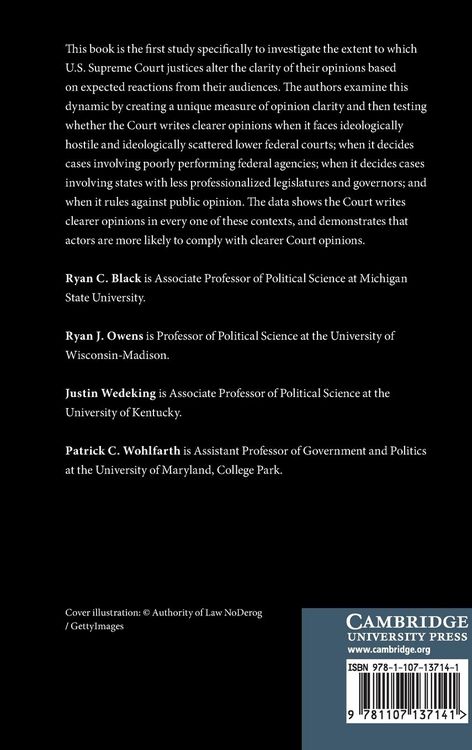 Produktbild: U.S. Supreme Court Opinions and Their Audiences
