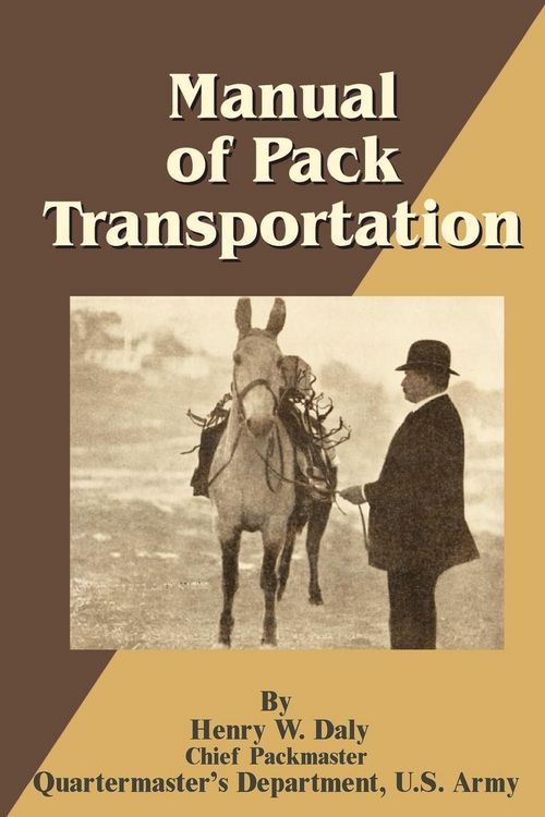 Produktbild: Manual of Pack Transportation