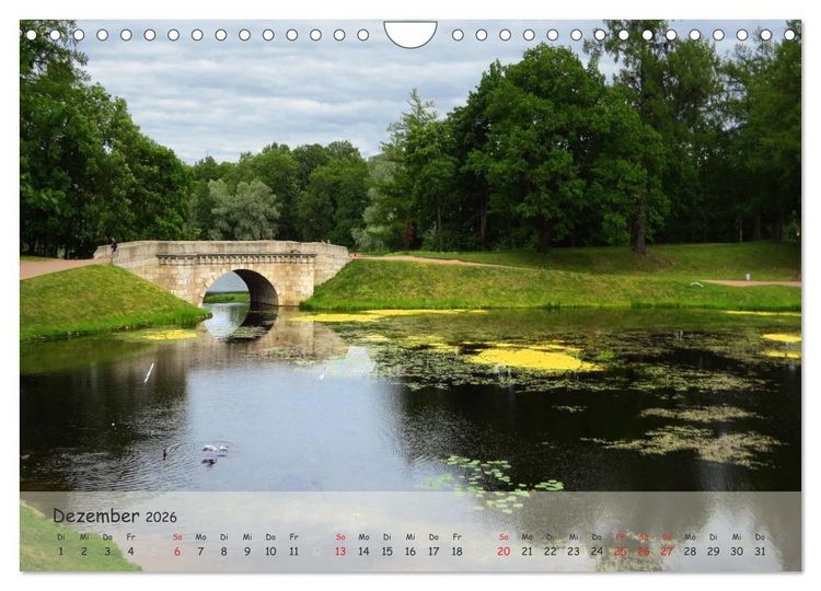 Produktbild: Sankt Petersburg - Pal&auml;ste der Umgebung (Wandkalender 2026 DIN A4 quer), CALVENDO Monatskalender