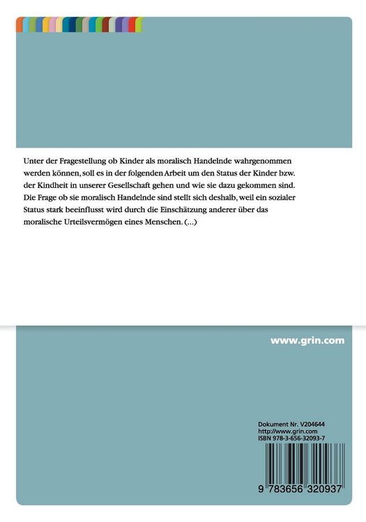 Produktbild: Status der Kindheit