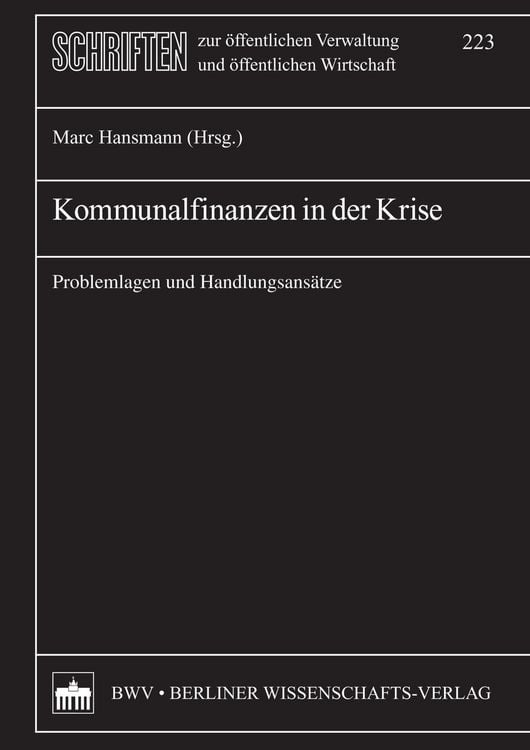 Produktbild: Kommunalfinanzen in der Krise