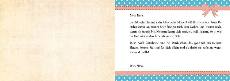 Produktbild: Was ich an dir liebe &ndash; 12 pers&ouml;nliche Gutscheine f&uuml;r dich