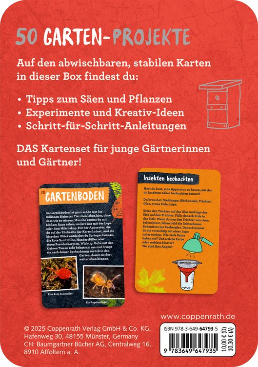 Produktbild: 50 Garten-Projekte - Nature Zoom (Blechdose)