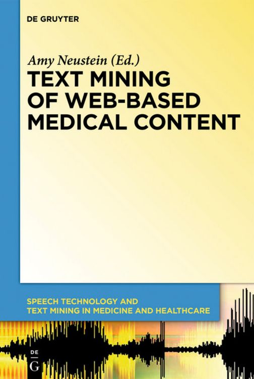 Produktbild: Text Mining of Web-Based Medical Content