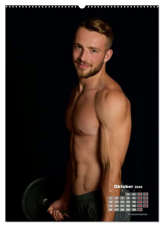 Produktbild: Nachts im Fitness (Wandkalender 2026 DIN A2 hoch), CALVENDO Monatskalender
