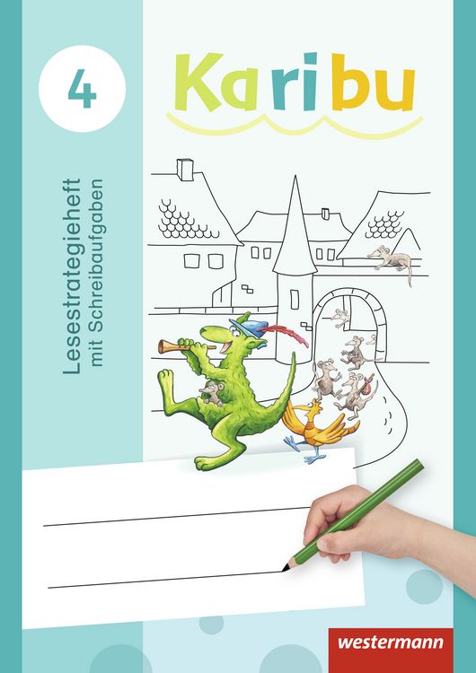 Produktbild: Karibu 4. Lesestrategieheft mit Schreibaufgaben