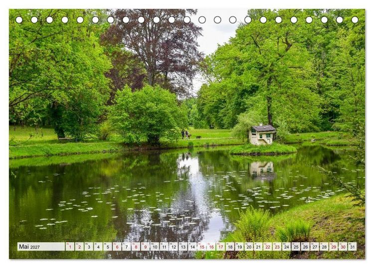 Produktbild: Parks und Wasserlandschaften (Tischkalender 2027 DIN A5 quer), CALVENDO Monatskalender