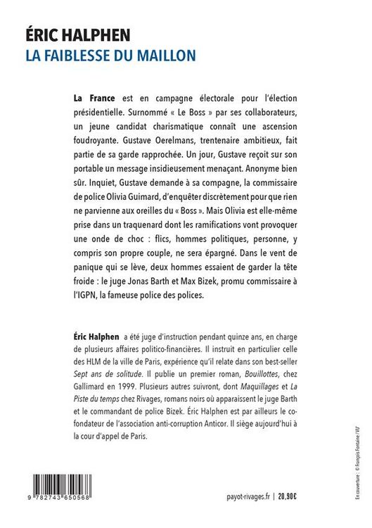 Produktbild: La faiblesse du maillon