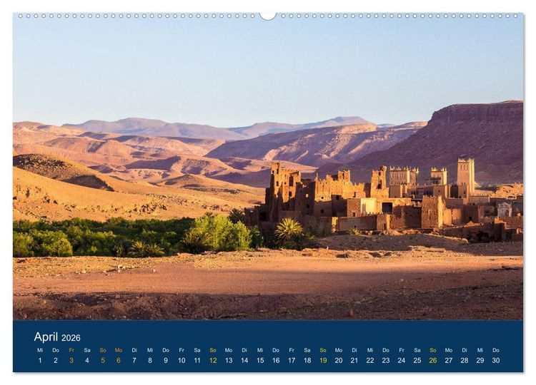 Produktbild: Marokko Traumlandschaften (Wandkalender 2026 DIN A2 quer), CALVENDO Monatskalender