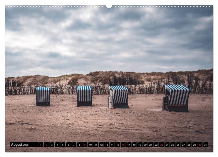 Produktbild: Mein Jahr auf Norderney (Wandkalender 2026 DIN A2 quer), CALVENDO Monatskalender