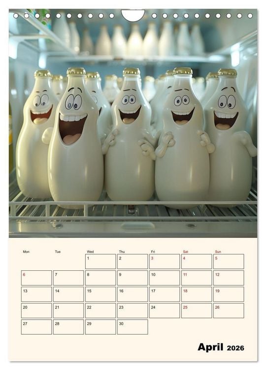 Produktbild: The Light ist still on in the Fridge (Wall Calendar 2026 DIN A4 portrait), CALVENDO 12 Month Wall Calendar