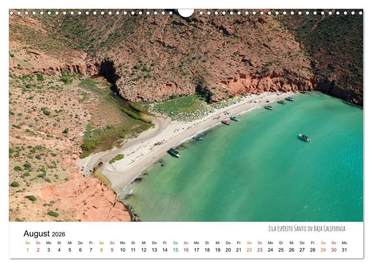 Produktbild: Mexiko aus der Vogelperspektive (Wandkalender 2026 DIN A3 quer), CALVENDO Monatskalender