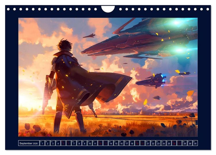 Produktbild: Interstellare Helden (Wandkalender 2026 DIN A4 quer), CALVENDO Monatskalender