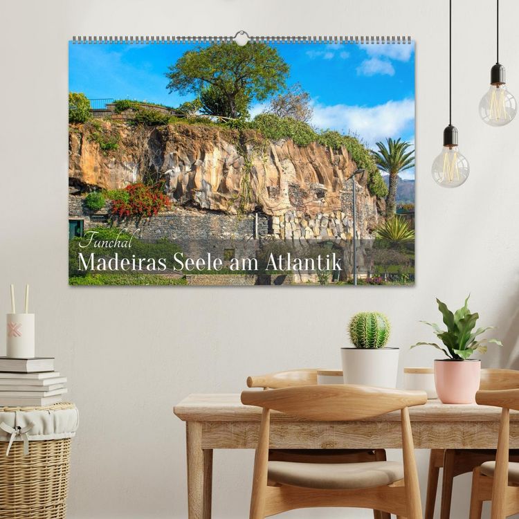 Produktbild: Funchal &ndash; Madeiras Seele am Atlantik (Wandkalender 2026 DIN A2 quer), CALVENDO Monatskalender