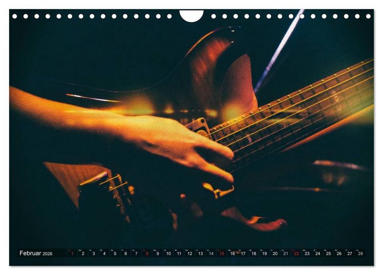 Produktbild: Gitarren - Live (Wandkalender 2026 DIN A4 quer), CALVENDO Monatskalender