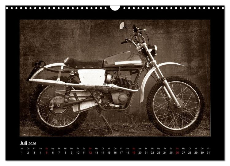 Produktbild: Motorrad Oldtimer (Wandkalender 2026 DIN A3 quer), CALVENDO Monatskalender