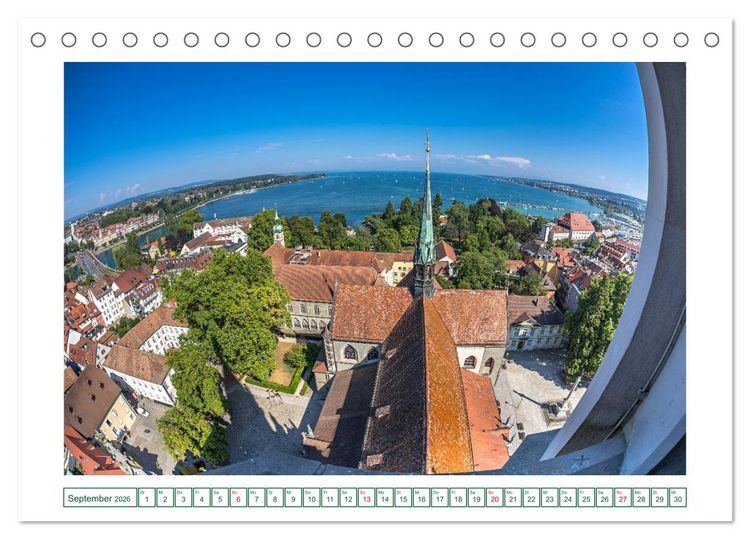 Produktbild: Konstanz - die gr&ouml;&szlig;te Stadt am Bodensee (Tischkalender 2026 DIN A5 quer), CALVENDO Monatskalender