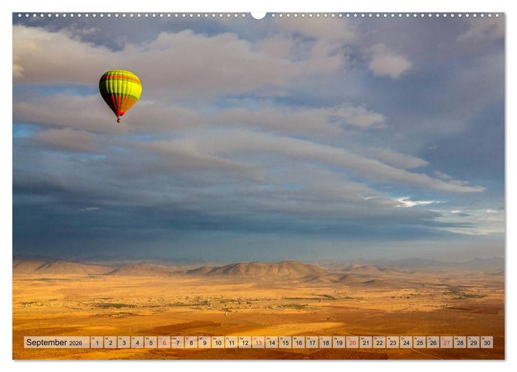Produktbild: Marokko: Marrakesch, Atlas, Sahara, F&egrave;s (Wandkalender 2026 DIN A2 quer), CALVENDO Monatskalender