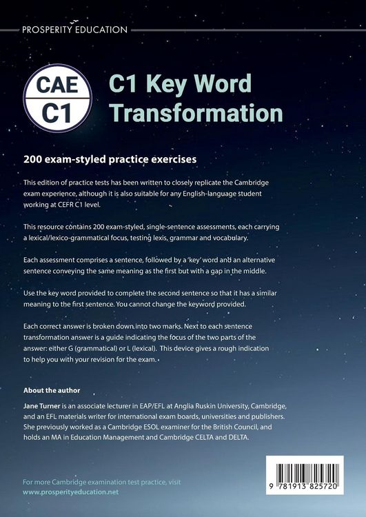 Produktbild: C1 Key Word Transformation