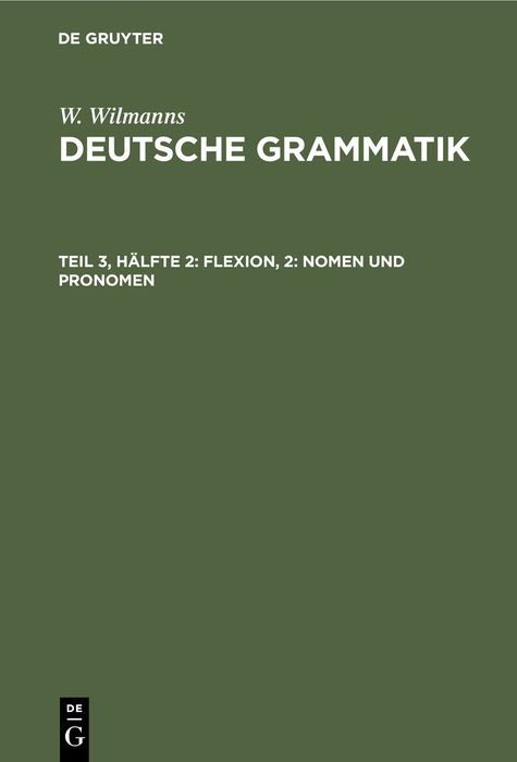Produktbild: Flexion, 2: Nomen und Pronomen