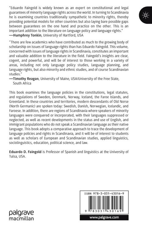 Produktbild: Language Rights and the Law in Scandinavia