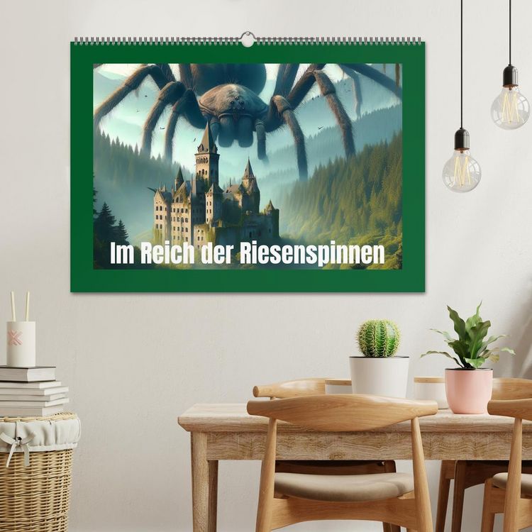 Produktbild: Im Reich der Riesenspinnen (Wandkalender 2026 DIN A2 quer), CALVENDO Monatskalender