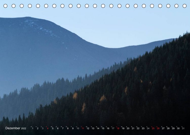 Produktbild: Nebelberge - Zauberhafte Bergwelten (Tischkalender 2022 DIN A5 quer)