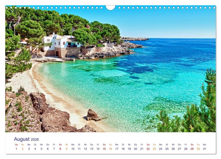 Produktbild: Mallorca - Meine Insel (Wandkalender 2026 DIN A3 quer), CALVENDO Monatskalender