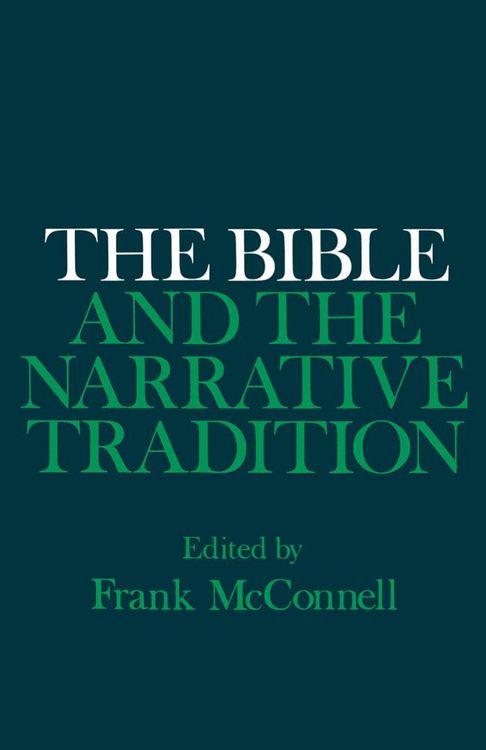 Produktbild: The Bible and the Narrative Tradition