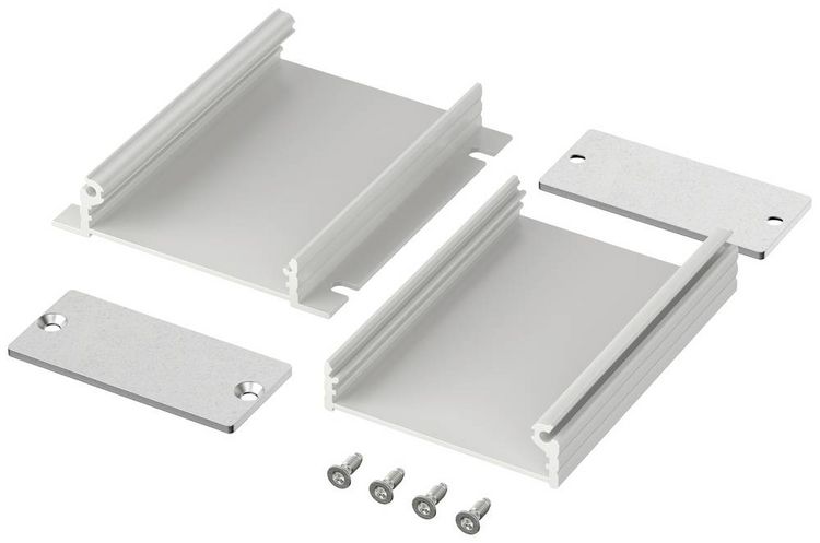 Produktbild: Bopla FILOTEC F 524-80 WL 97253080.HMT1 Flansch-Geh&auml;use 55.3 x 24.4 x 80 Aluminium Aluminium (eloxiert) 1 St.