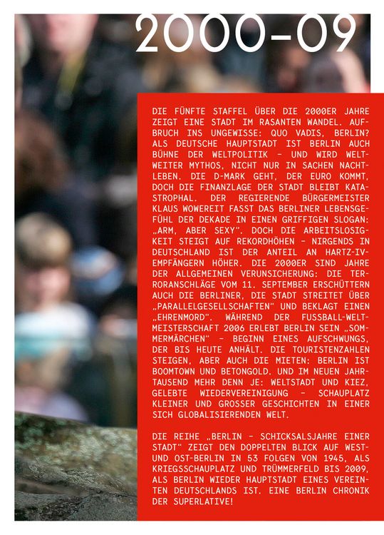 Produktbild: Berlin - Schicksalsjahre einer Stadt 2000-2009 [10 DVDs]