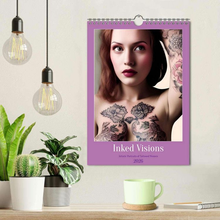 Produktbild: Inked Visions (Wall Calendar 2026 DIN A4 portrait), CALVENDO 12 Month Wall Calendar