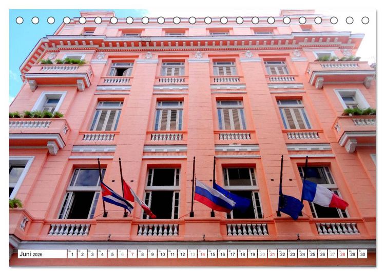Produktbild: Hemingways Havanna - Ein Dichter und seine Stadt (Tischkalender 2026 DIN A5 quer), CALVENDO Monatskalender